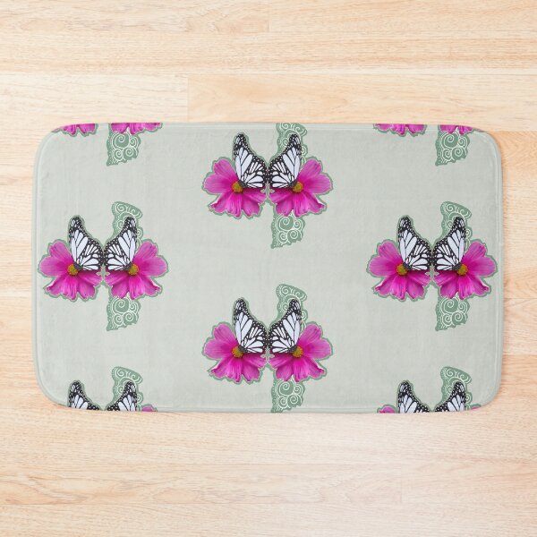 Item preview, Double Butterfly and Flowers Collage designed and sold by Jaraart.