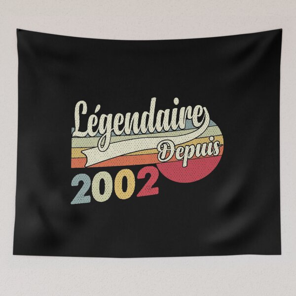 Item preview, Vintage Légendairy Depuis 2002 Original Limited Edition 21 Year Old Birthday Gifts designed and sold by YAHIA-14.