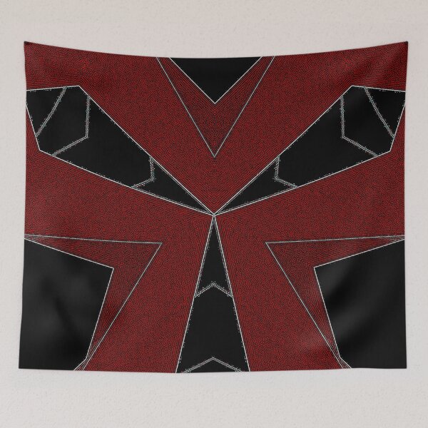 Item preview,  *Wonderful Geometric Abstract Triangular Pattern Red and Black*  designed and sold by Ralek.