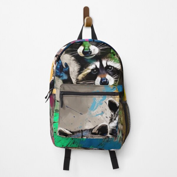 Item preview, Finger painting raccoons designed and sold by Matt's Artificial Nature.