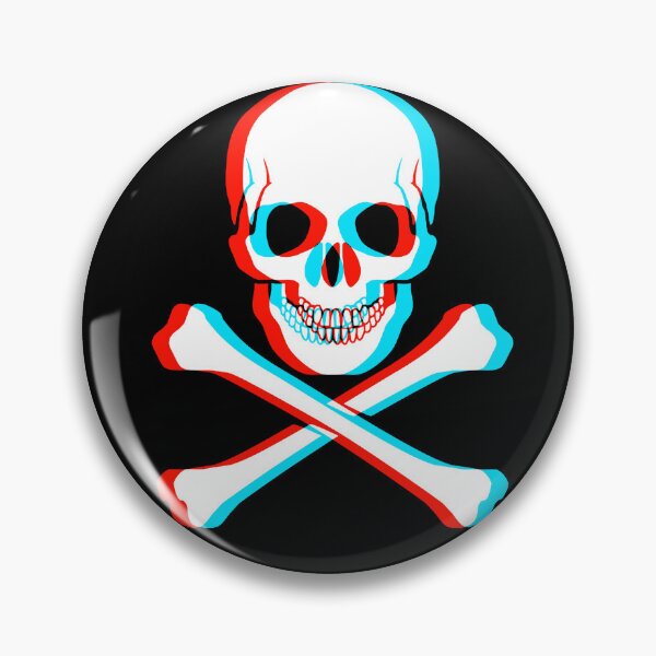 Item preview, white 3D effect skull designed and sold by DBJohnDraw.