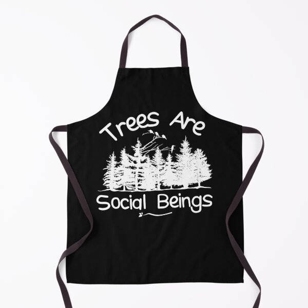 Item preview, Trees Are Social Beings White Silhouette Design designed and sold by EarthArtDesigns.