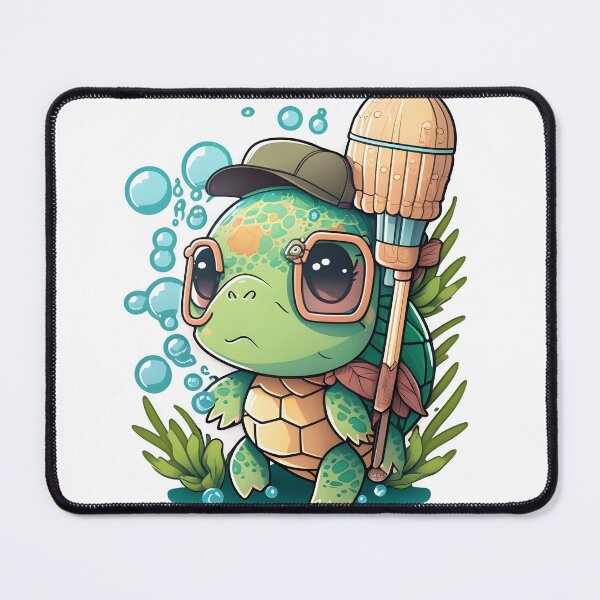 Item preview, Cute Cartoon Turtle Under Water designed and sold by BHDesignCo.