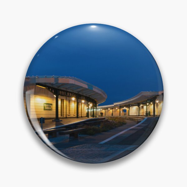 Item preview, Folkestone Harbour Station by Night  designed and sold by hawkie.