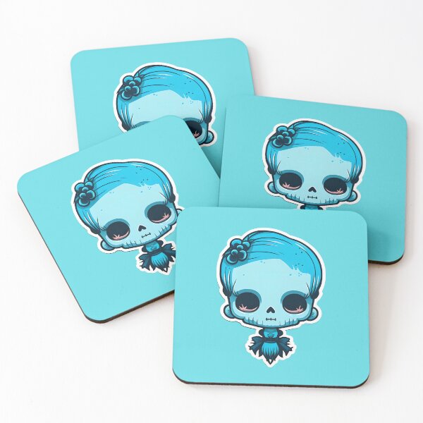 Item preview, Cute Chibi SkullGirl Ghostgirl designed and sold by RoboRembrandt.