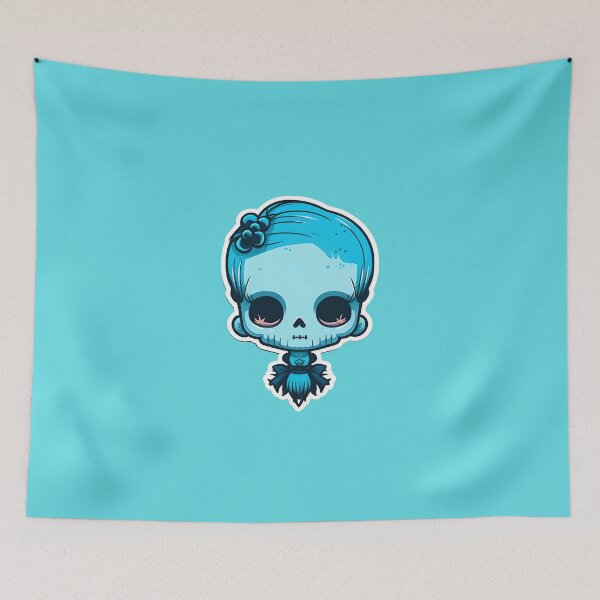 Item preview, Cute Chibi SkullGirl Ghostgirl designed and sold by RoboRembrandt.