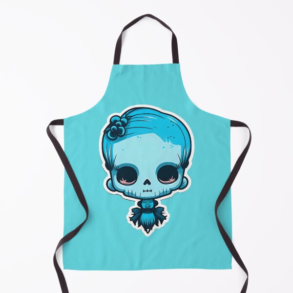 Item preview, Cute Chibi SkullGirl Ghostgirl designed and sold by RoboRembrandt.