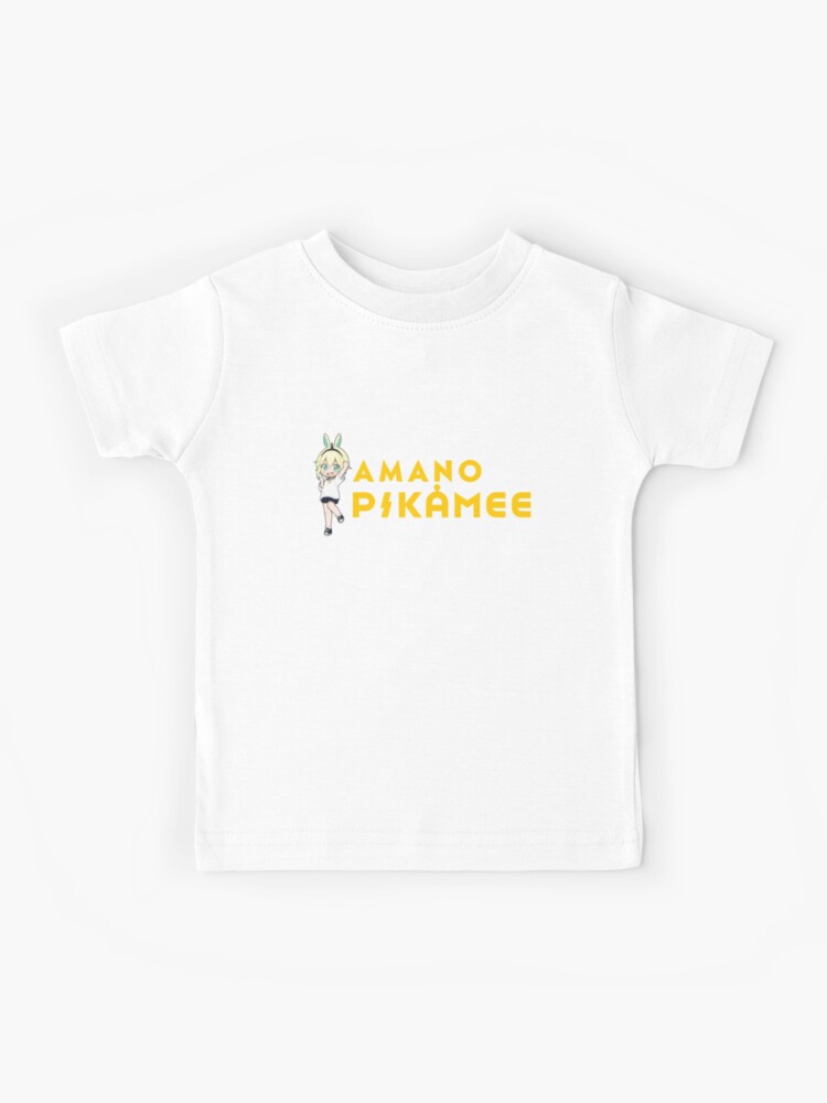 Amano Pikamee Anime Cute Funny Sticker Kids T-Shirt for Sale by