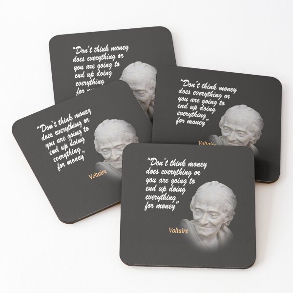Item preview, Voltaire Quote On Money designed and sold by My Photo Shop.