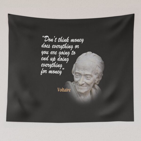 Item preview, Voltaire Quote On Money designed and sold by My Photo Shop.