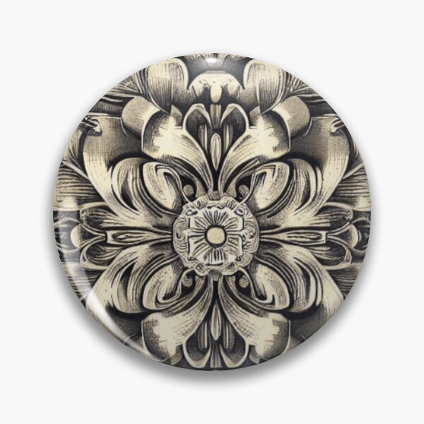 Item preview, Vintage Detailed Retro Floral Pattern Design designed and sold by EnzoZs.