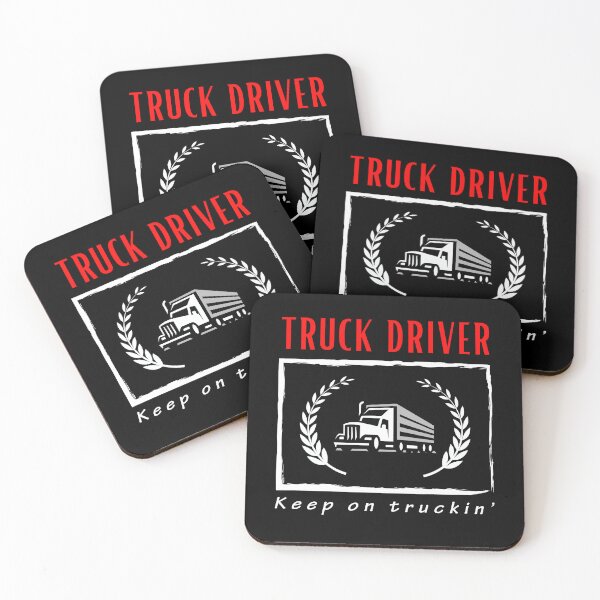 Item preview,  Truck Driver Keep on Truckin' funny motivational design designed and sold by DigitalMagShop.