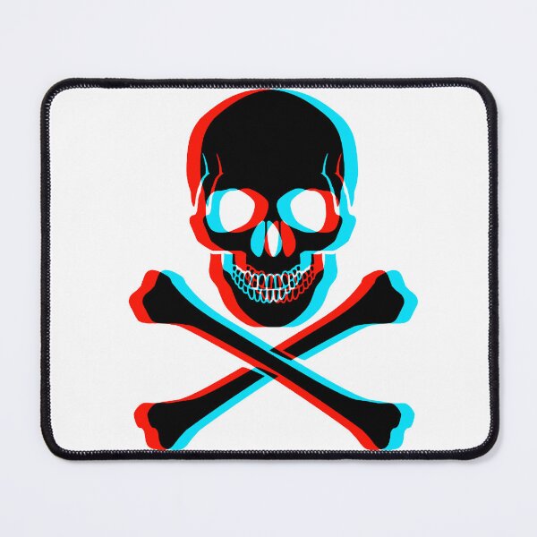 Item preview, black 3D effect skull designed and sold by DBJohnDraw.