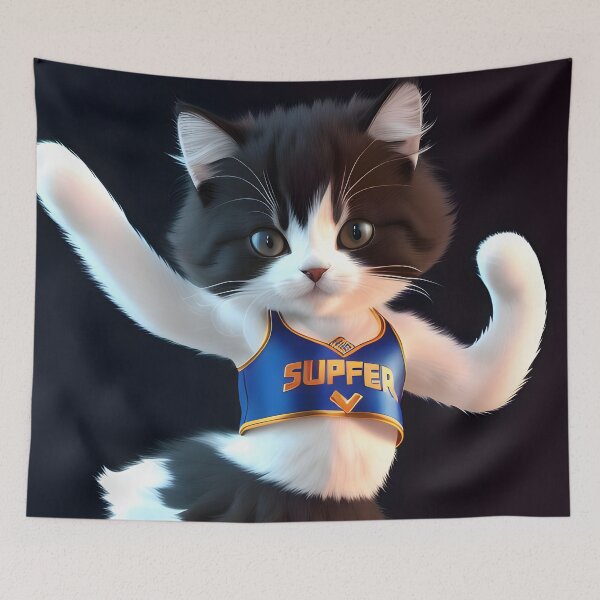 Item preview, Cheerleader cat - Modern digital art designed and sold by Ai-michiart.