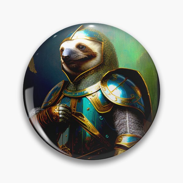 Item preview, Sloth Knight - Stella designed and sold by Highlandkings.
