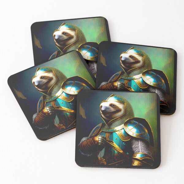 Item preview, Sloth Knight - Stella designed and sold by Highlandkings.
