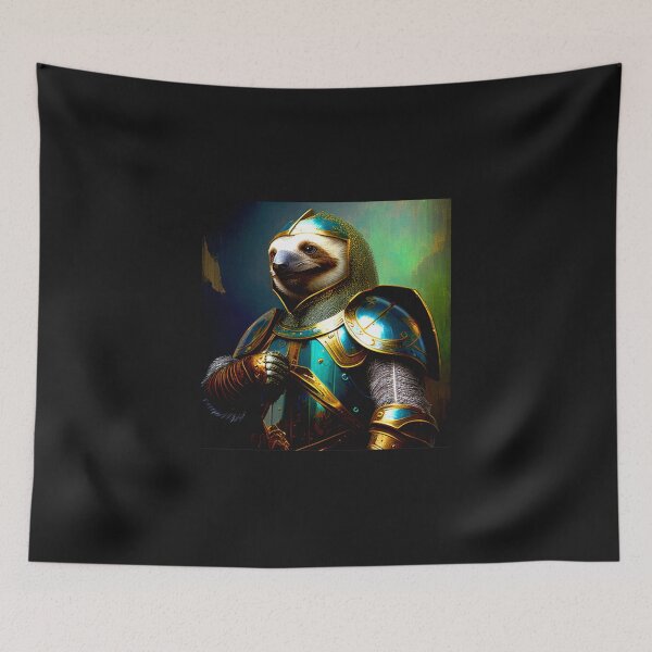 Item preview, Sloth Knight - Stella designed and sold by Highlandkings.