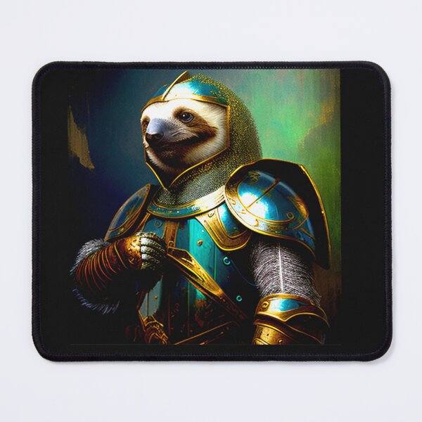 Item preview, Sloth Knight - Stella designed and sold by Highlandkings.