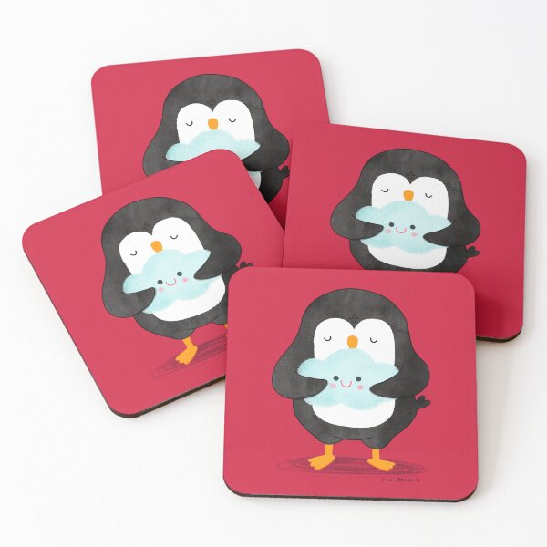 Item preview, Penguin hugging a cloud  designed and sold by thepenguinsfamily.