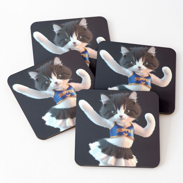 Item preview, Cheerleader cat - Modern digital art designed and sold by Ai-michiart.
