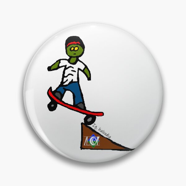 Item preview, zombie skateboarding designed and sold by HectorAlcor.