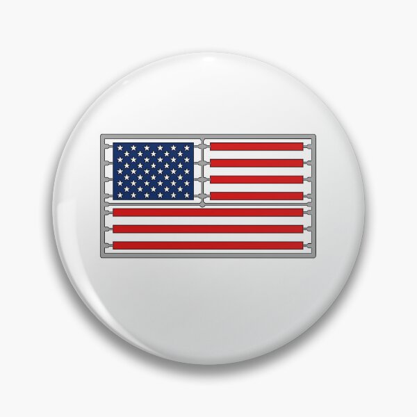 Item preview, Plastic Sprue scale model american flag classic designed and sold by Teescount.