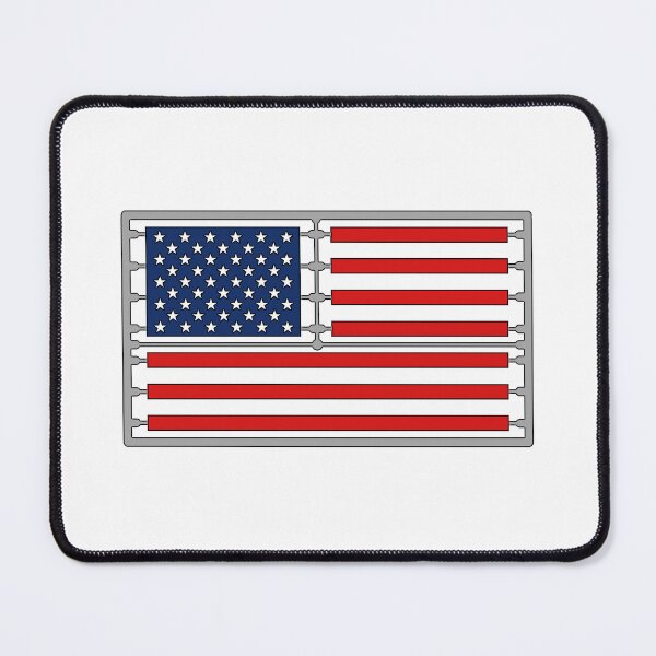 Item preview, Plastic Sprue scale model american flag classic designed and sold by Teescount.