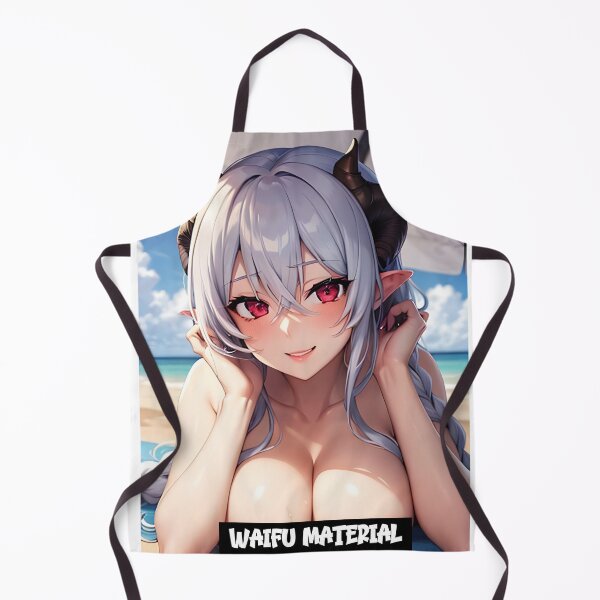 Item preview, Waifu Material Demon Girl at Beach Anime designed and sold by artbybrado.
