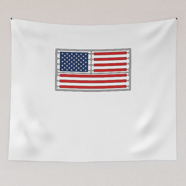 Item preview, Plastic Sprue scale model american flag classic designed and sold by Teescount.