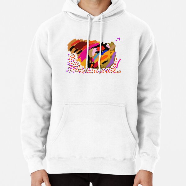 Abstract Toddler Art Fish Pullover Hoodie