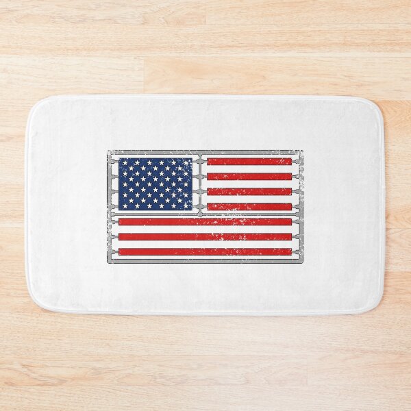 Item preview, Plastic Sprue scale model american flag worn designed and sold by Teescount.