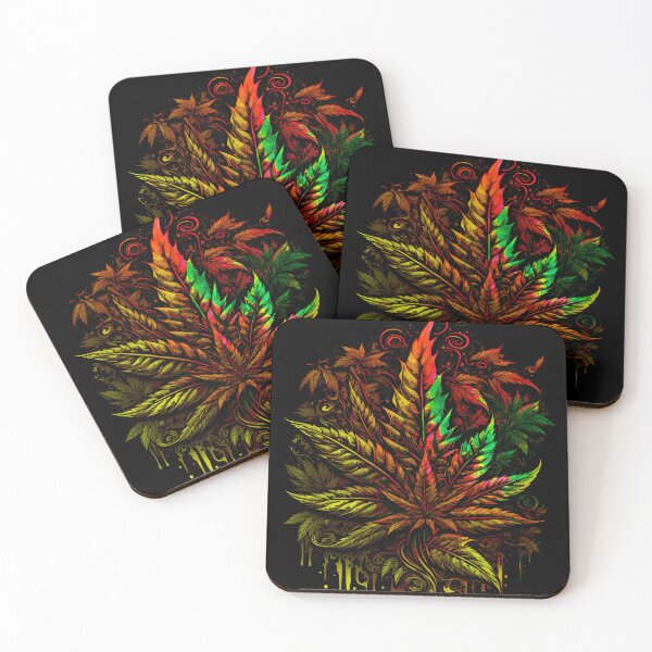 Item preview, Cannabis Leaf Dripping Abstract designed and sold by MindWave THC.