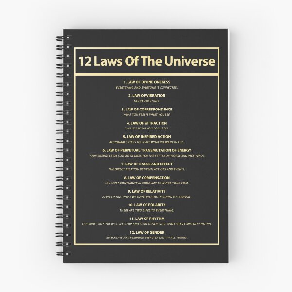 Item preview, 12 Laws Of The Universe Art Manifestation Spiritual Attraction Print  designed and sold by SuccessHunters.