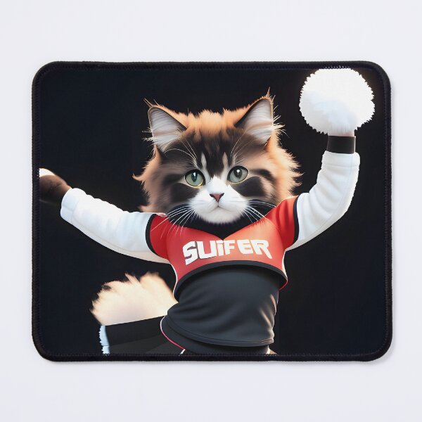 Item preview, Cheerleader cat - Modern digital art designed and sold by Ai-michiart.