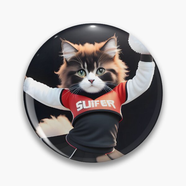 Item preview, Cheerleader cat - Modern digital art designed and sold by Ai-michiart.