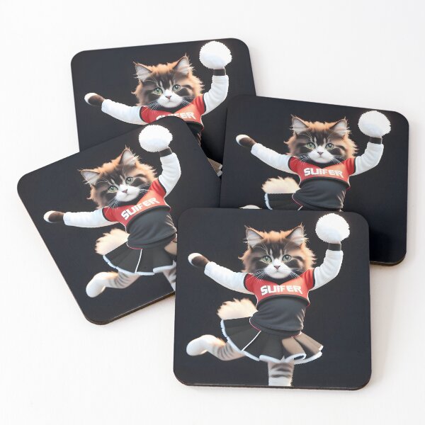 Item preview, Cheerleader cat - Modern digital art designed and sold by Ai-michiart.