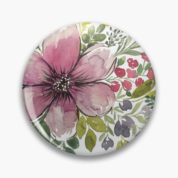 Item preview, Watercolor Flower Pop Art designed and sold by bloomingwaters.