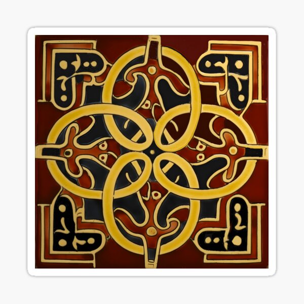 Item preview, Ai Designed - Anglo Saxon Style  Art Pattern designed and sold by Inspire-me-CYK.