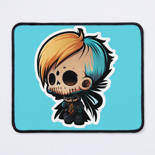 Item preview, Goth Emo Chibi SkullBoy designed and sold by RoboRembrandt.