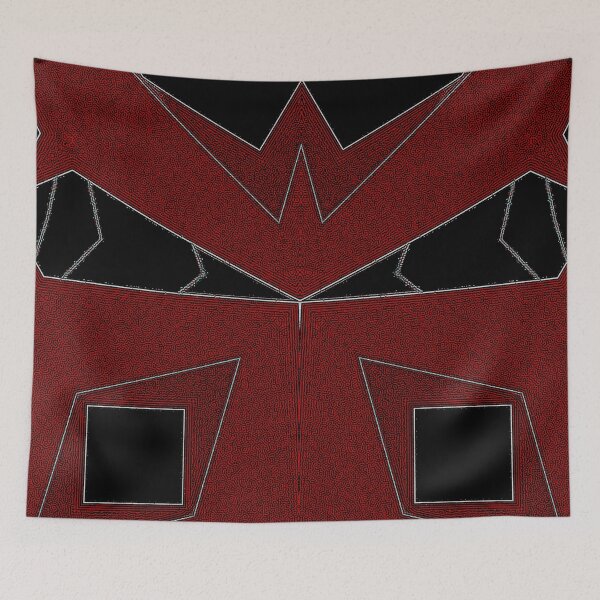 Item preview, *Wonderful Geometric Abstract Triangular Pattern Red and Black*  designed and sold by Ralek.