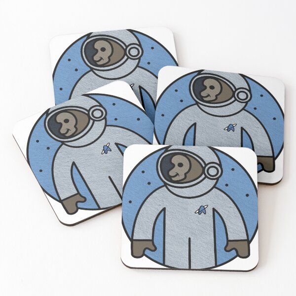 Item preview, space macaque designed and sold by Danisaudola.