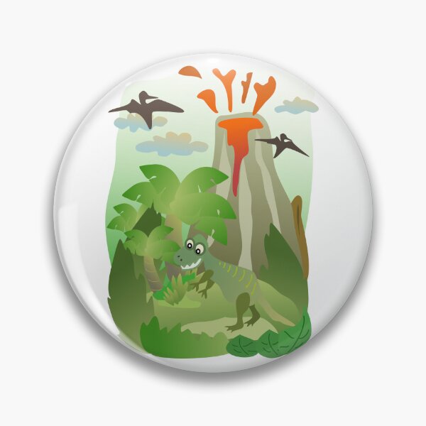 Item preview, Jurassic Forest and volcano designed and sold by Logan81.