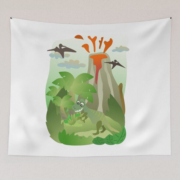 Item preview, Jurassic Forest and volcano designed and sold by Logan81.