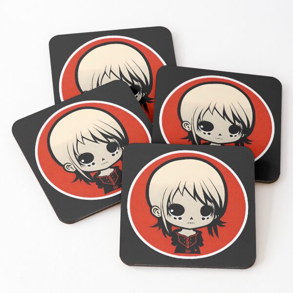 Item preview, Happy Goth Emo Skullgirl designed and sold by RoboRembrandt.