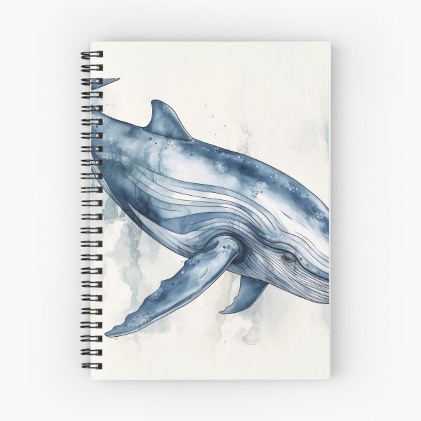 Artikelvorschau, Blauwal mit Wasserfarbe waschen entworfen und verkauft von Matt's Artificial Nature.