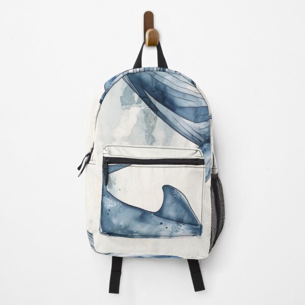 Item preview, Watercolor wash blue whale designed and sold by Matt's Artificial Nature.