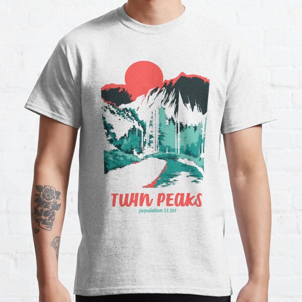 Affiche de bienvenue tonale des parcs nationaux classiques de Twin Peaks T-shirt classique