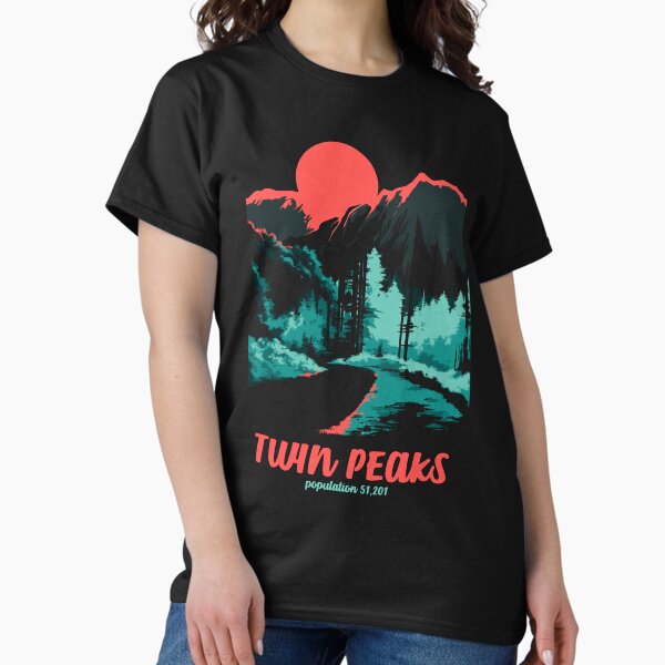 Vista previa del artículo con la obra «Póster de bienvenida tonal de Twin Peaks Classic National Parks», diseñado y vendido por FifthSun.