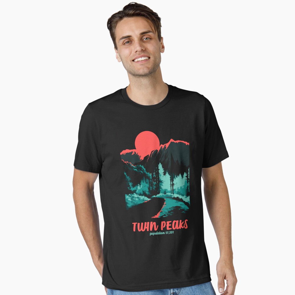 Vista previa del artículo con la obra «Camiseta esencial», diseñado y vendido por FifthSun.