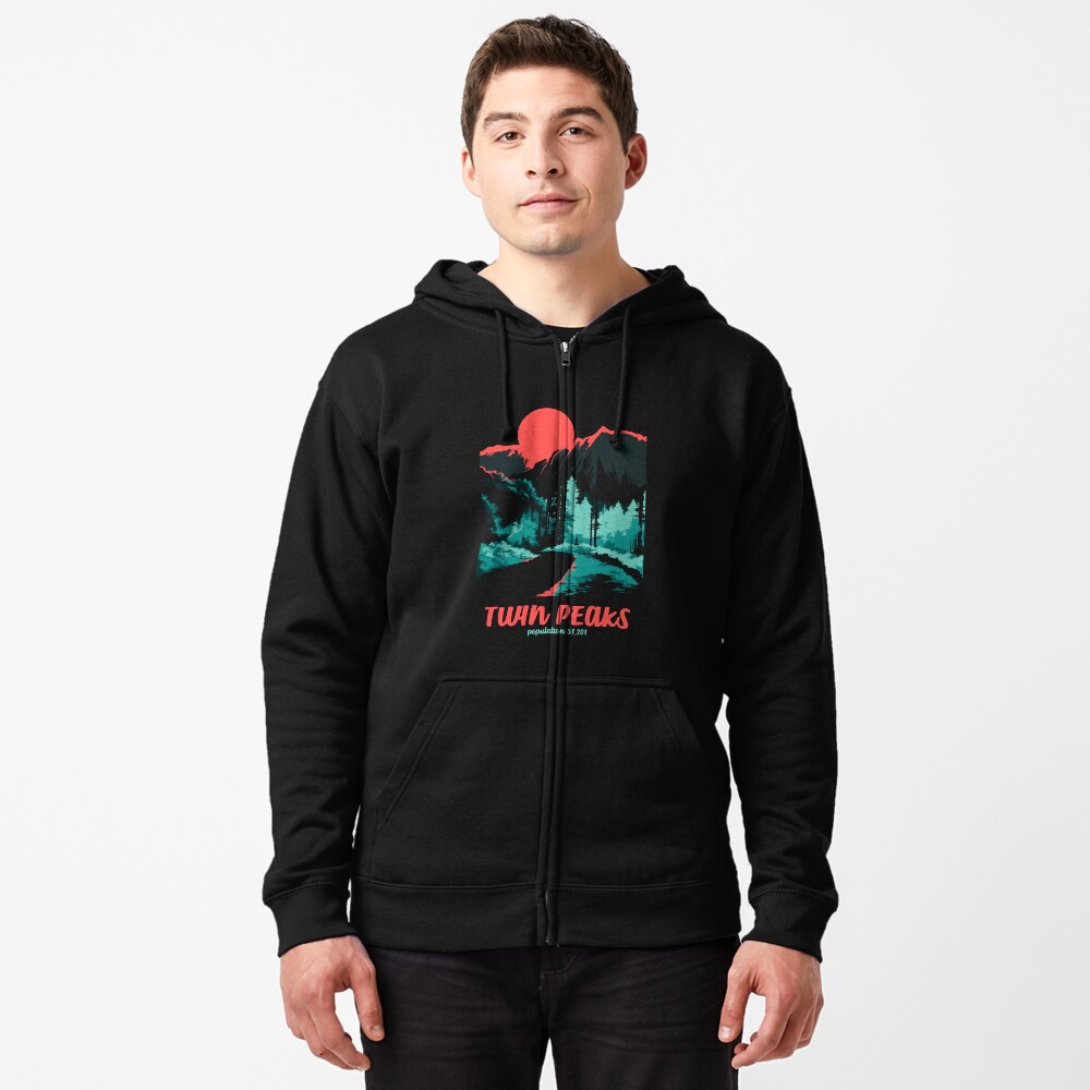 Vista previa del artículo con la obra «Sudadera con capucha y cremallera», diseñado y vendido por FifthSun.